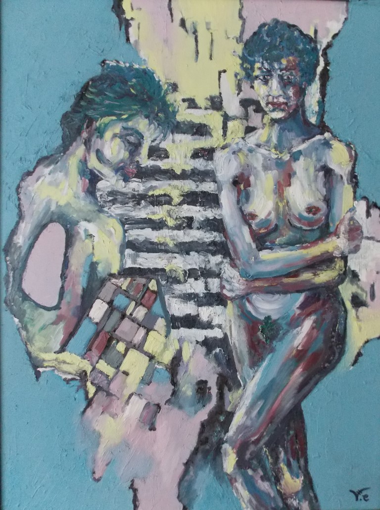 two women, 1987
